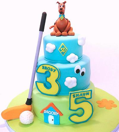 Scooby Doo Miniature Golf - Cake by BellaCakes & Confections