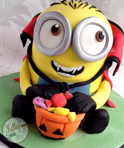 Halloween Minion  - Cake by Kelly Hallett