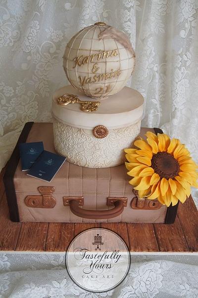 Travelling best friends - Cake by Marianne: Tastefully Yours Cake Art 