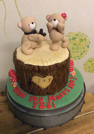 Would you Marry me ?  - Cake by Charmaine C 