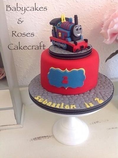 Thomas The Tank Engine Cake - Cake by Babycakes & Roses Cakecraft