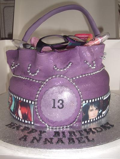 Purple Dolly Bag - Cake by Alli Dockree
