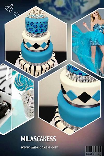 Blue Princess Cake - Cake by Veronica