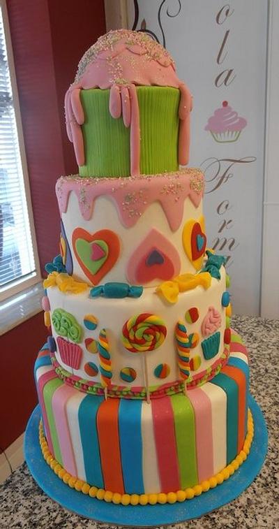 Candy Cake - Cake by Ana Barrote