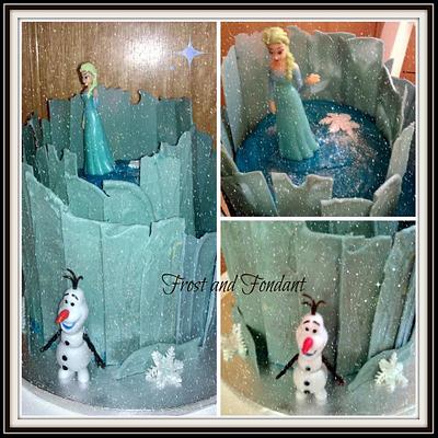 Frozen birthday cake - Cake by Sharon Frost 