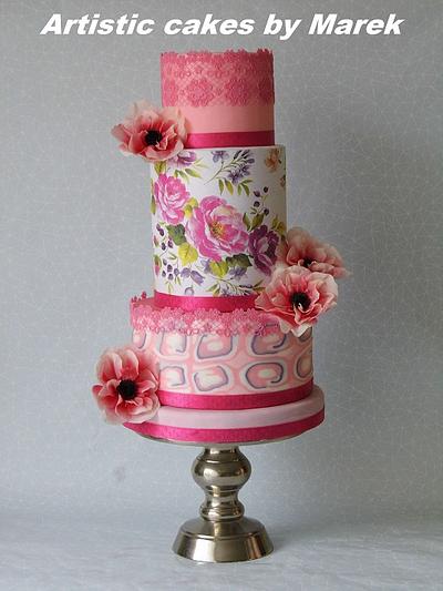 Wedding cake  - Cake by Marek