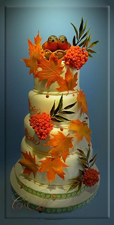 Autumn Wedding Cake - Cake by Svetlana