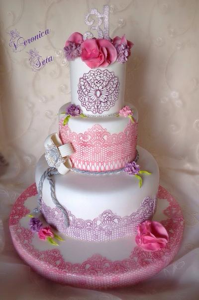 A romantic cake! - Cake by Veronica Seta