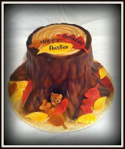 Fall Themed Cake - Cake by Angel Rushing