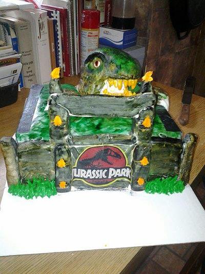 Jurassic Park Cake - Cake by Shauna Lloyd
