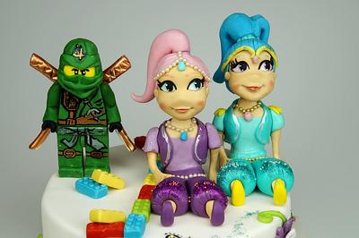 Shimmer and Shine Cake - Cake by Beatrice Maria