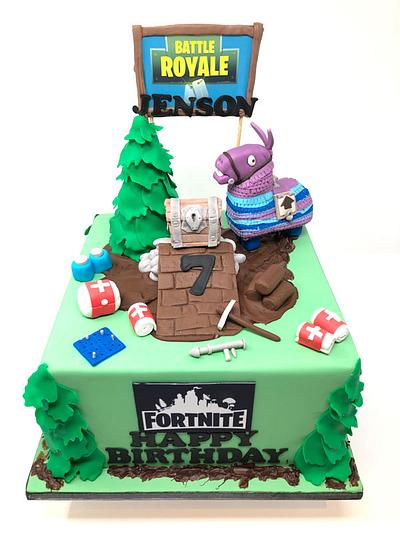 Fortnite Cake - Cake by Juliettes' Cakes Ltd