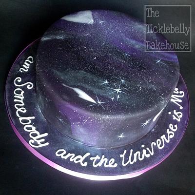 Galaxy cake - Cake by Suzanne Owen