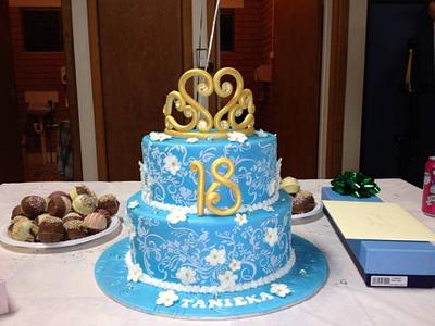 Cinderella Inspired 18th Birthday - Cake by Kim Jury