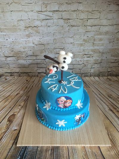 Frozen Olaf  - Cake by Chantal den Uyl