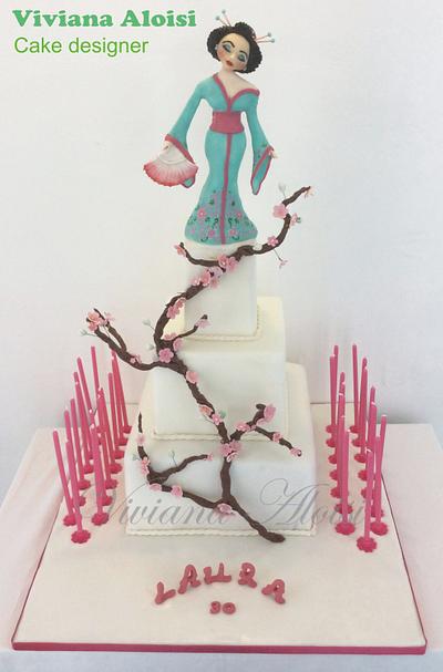 Geisha cake - Cake by Viviana Aloisi