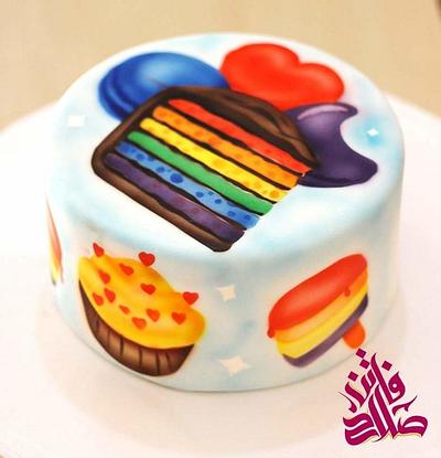 Cookie jam game themed cake - Cake by Faten_salah