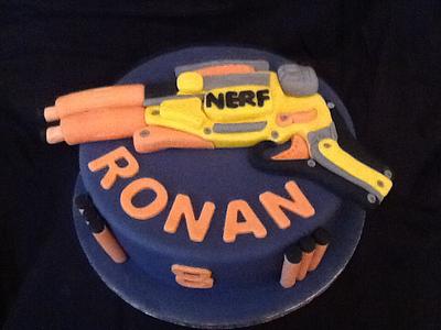 Nerf gun cake - Cake by Lisa Ryan