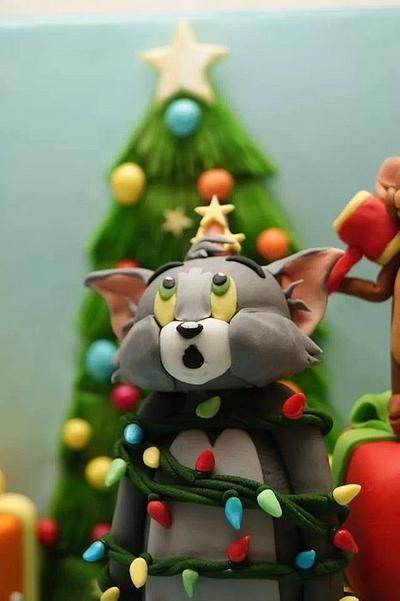 Tom & Jerry from Bake a Chistmas Wish :-D - Cake by Rose-Maries Cakes & Sugarcraft