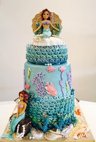 Mermaids  - Cake by Tiers of joy 