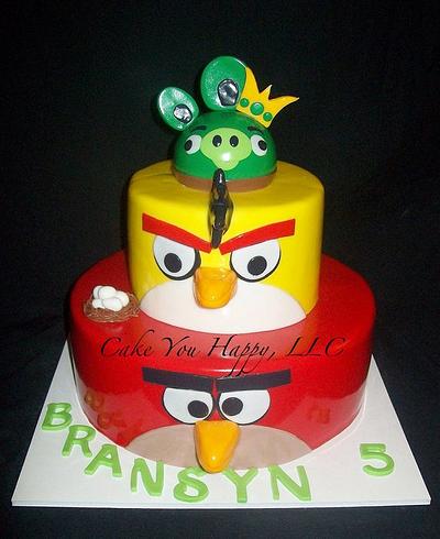 Angry Birds - Cake by Cheryl