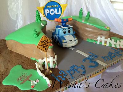 POLI THE ROBOCAR - Cake by wisha's cakes
