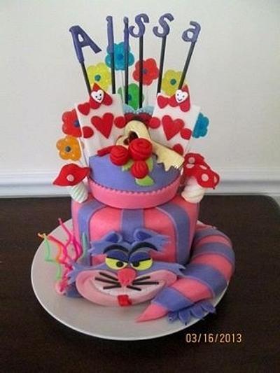Cheshire Cat - Cake by CakeMaker1962