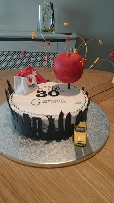 Big apple birthday cake - Cake by Pam