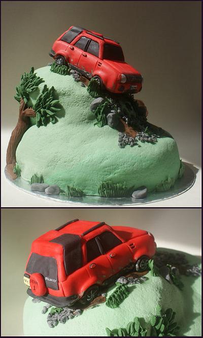 Land Rover off road cake - Cake by cakesofdesire