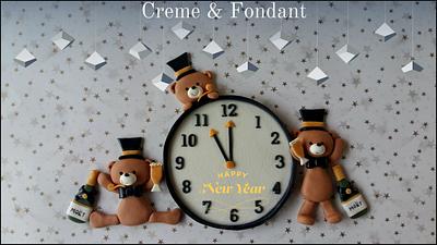 Happy new year!! - Cake by Creme & Fondant