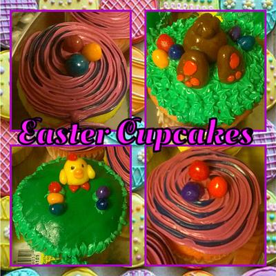 Easter Cupcakes - Cake by Bronecia (custom cakes)