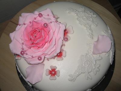 Anniversary Cake - Cake by rosiecake