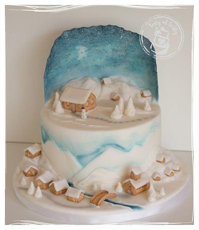 Winter country - Cake by cakebysaska