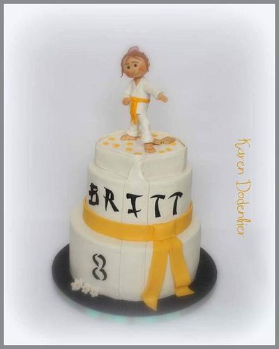 Karate cake - Cake by Karen Dodenbier