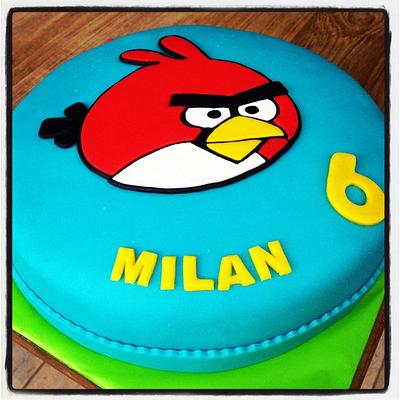 angry birds cake - Cake by marieke