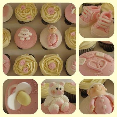 Baby shower cupcakes - Cake by sarah