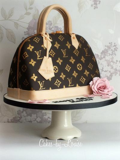 Louis Vuitton Handbag Cake - Cake by Louise Jackson Cake Design