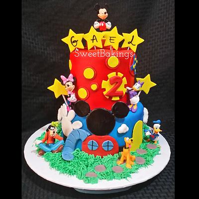 Mickey Mouse Club house - Cake by Priscilla 