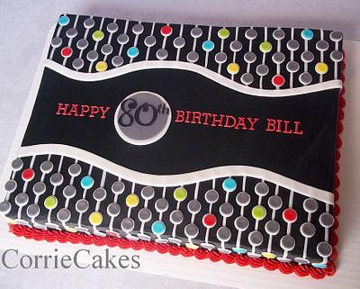 Mod circles birthday - Cake by Corrie