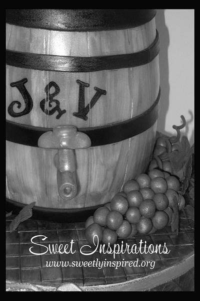 Wine Barrel  - Cake by Sweet Inspirations