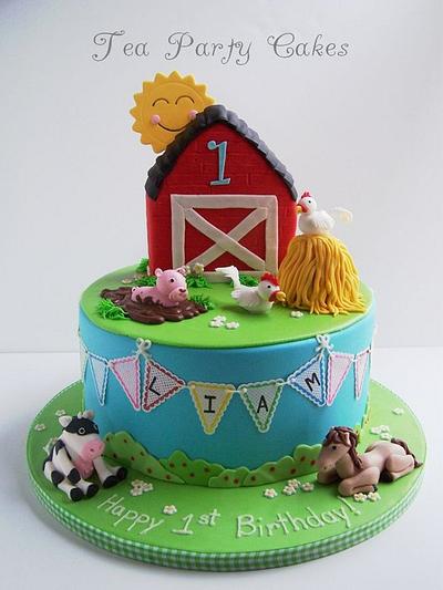 Liam's Farm Cake - Cake by Tea Party Cakes