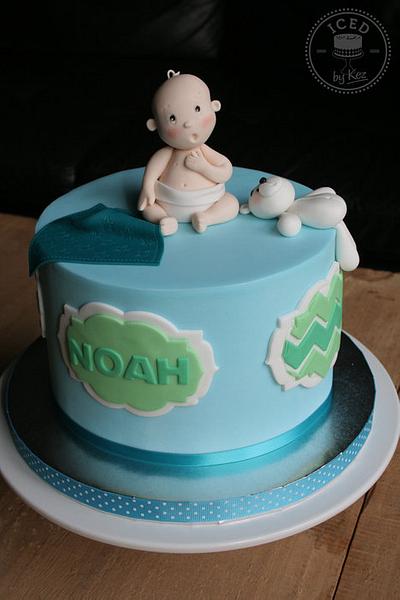Welcome Home Noah! - Cake by IcedByKez