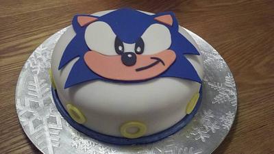 Sonic the Hedgehog - Cake by June