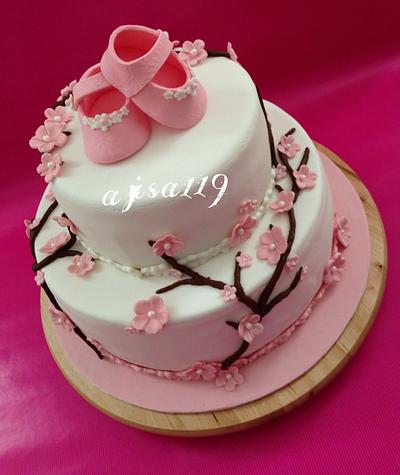 Christening cake - Cake by ajusa119