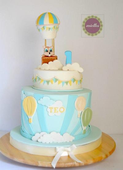 Fly High Little One First Birthday - Cake by miettes