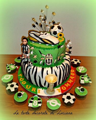 juventus soccer cake - Cake by luciana
