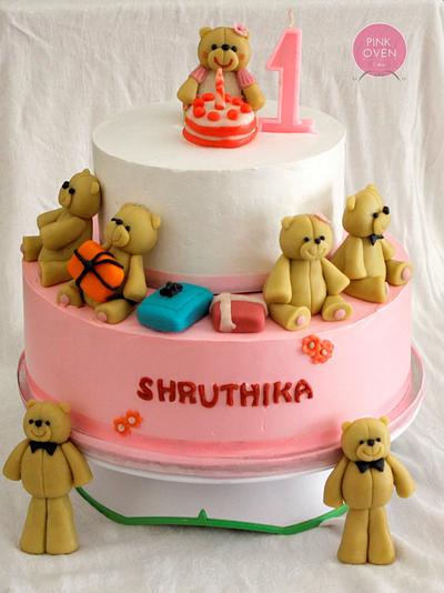 Birthday Teddies - Cake by Niveditha