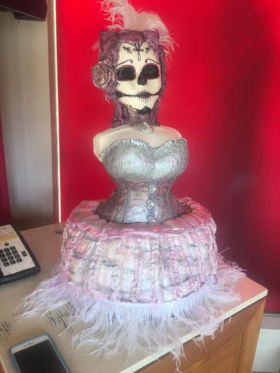 Day of the dead cake  - Cake by Tiffany McCorkle