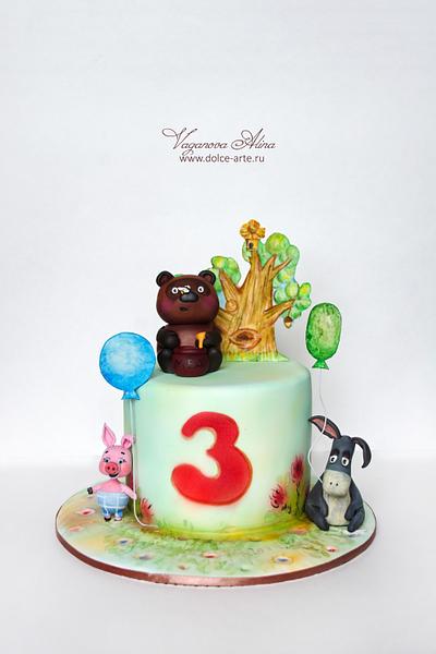 Russian Winnie the Pooh - Cake by Alina Vaganova