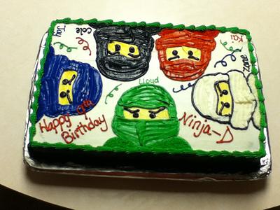 Lego Ninjago - Cake by BaileyBakes